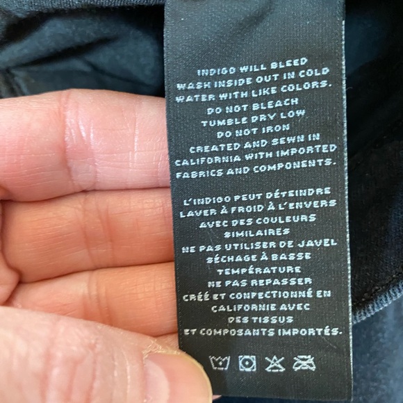 J Brand Alana High Rise Crop Skinny Jeans size 31 zip front zip ankle dark wash - Picture 16 of 16